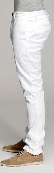 pants Slim Straight in white