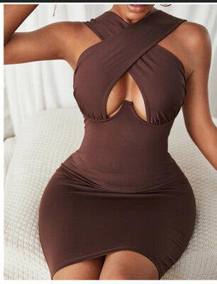 Dress un brown