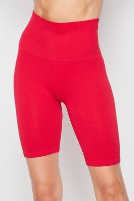 Spandex s M L red and white color only.
