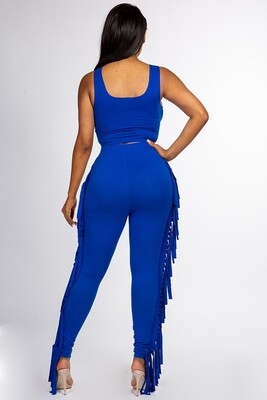 Two-piece combination in red