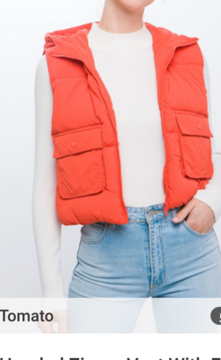 Vest With Front Pocket Detail