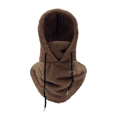 Winter Outdoor Cycling Hat, Sports Windproof Hat, Cold Protection, Thickened Neck Scarf, CS Hood, Arctic Velvet Mask, Warm Hat