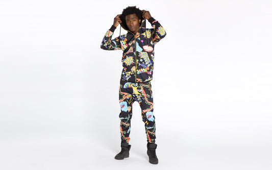 TWO PIECE SET IN MULTICOLORS