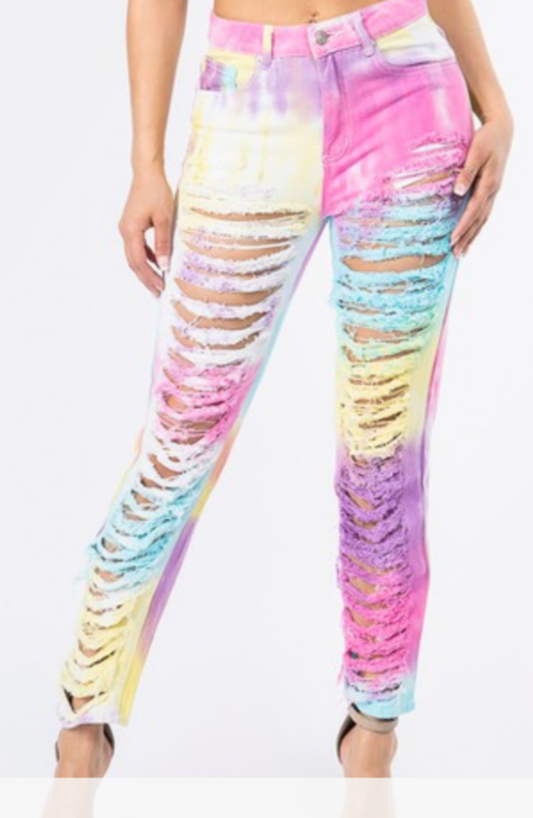 jeans style color mix