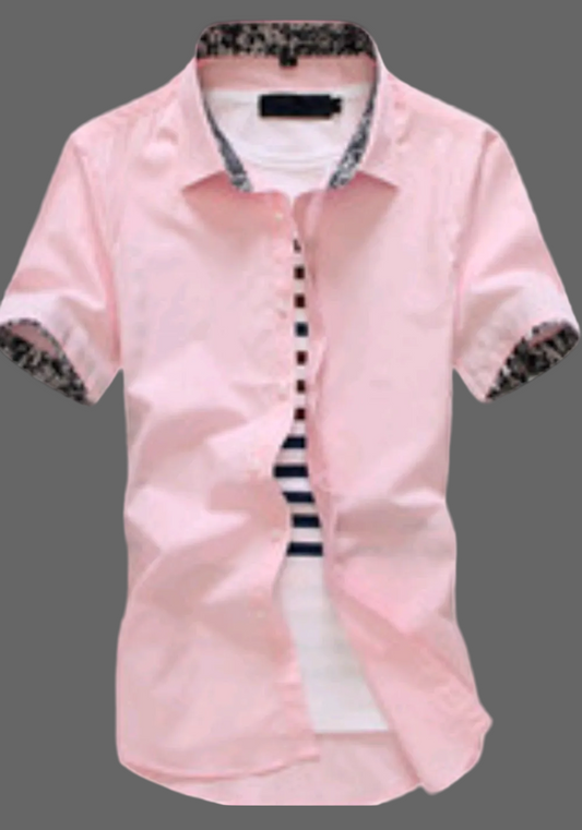 men's casual solid color