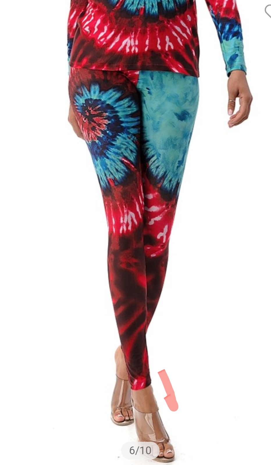 Red and blue Watercolor 2 pcs