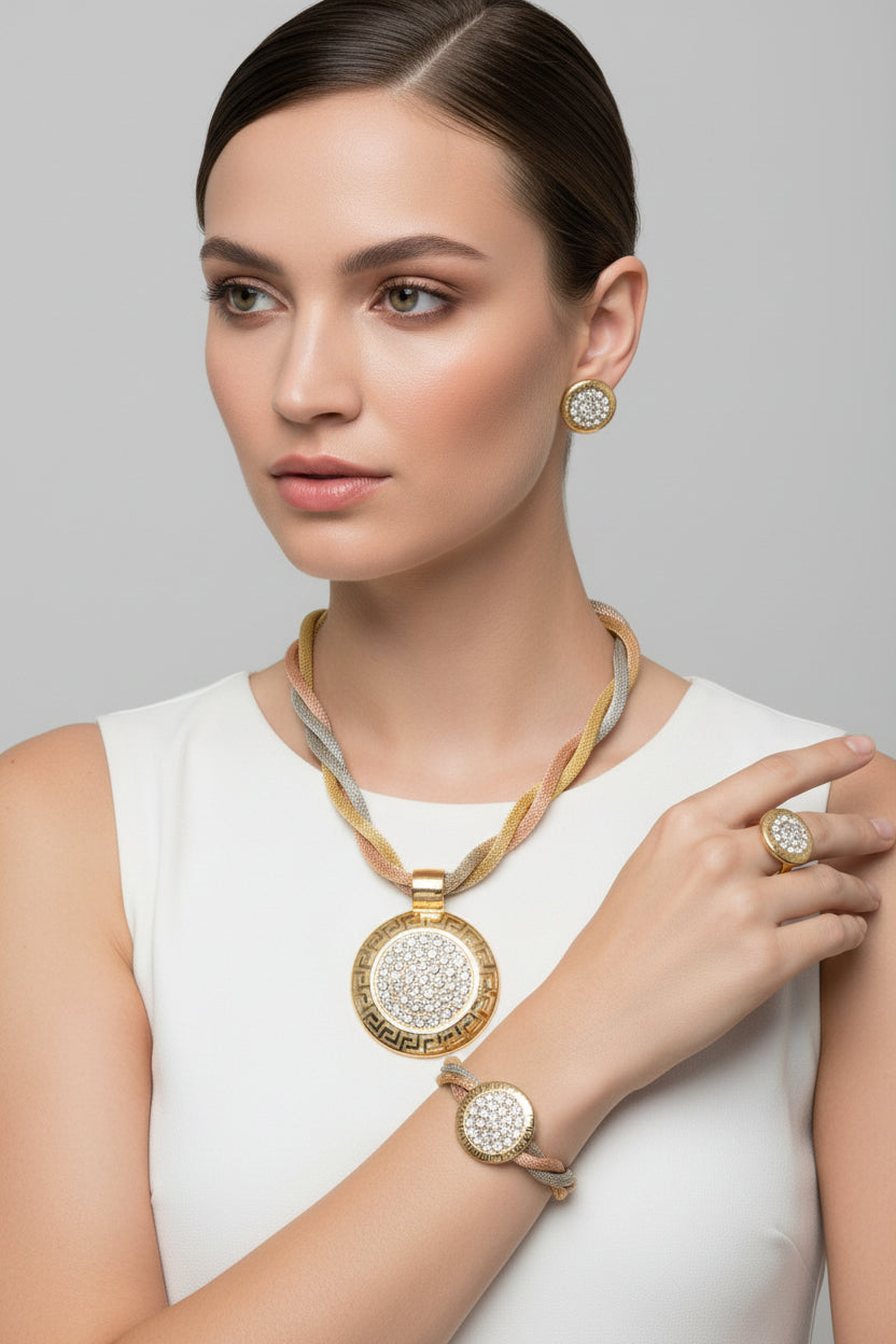 A set of accessories of a few pieces