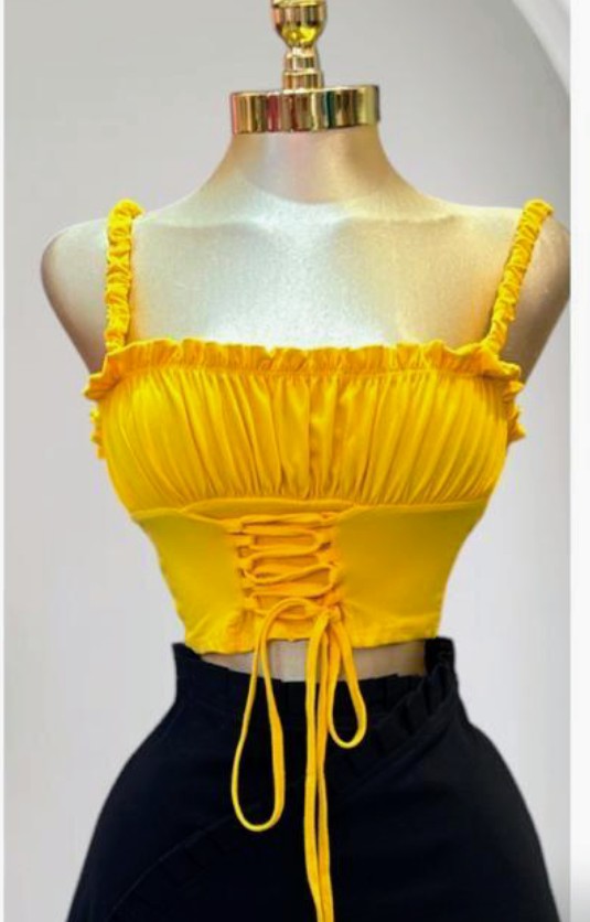 Blusa con tirante fino