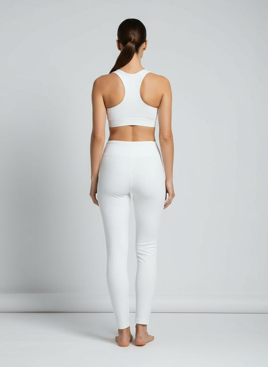 Trousers in off-white color