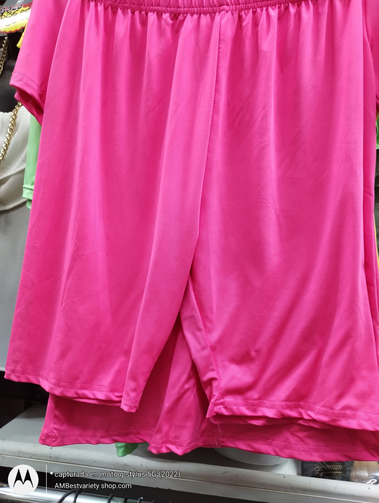 SWEATER AND CAPRI IN BRIGHT COLORS