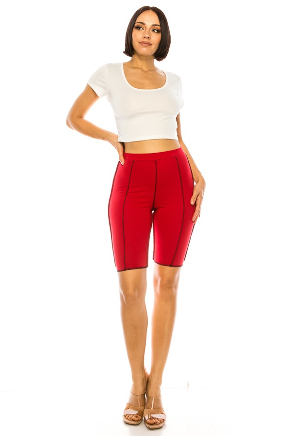 spandex shorts cotton. colors mix