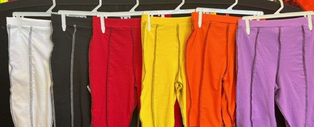 spandex shorts cotton. colors mix