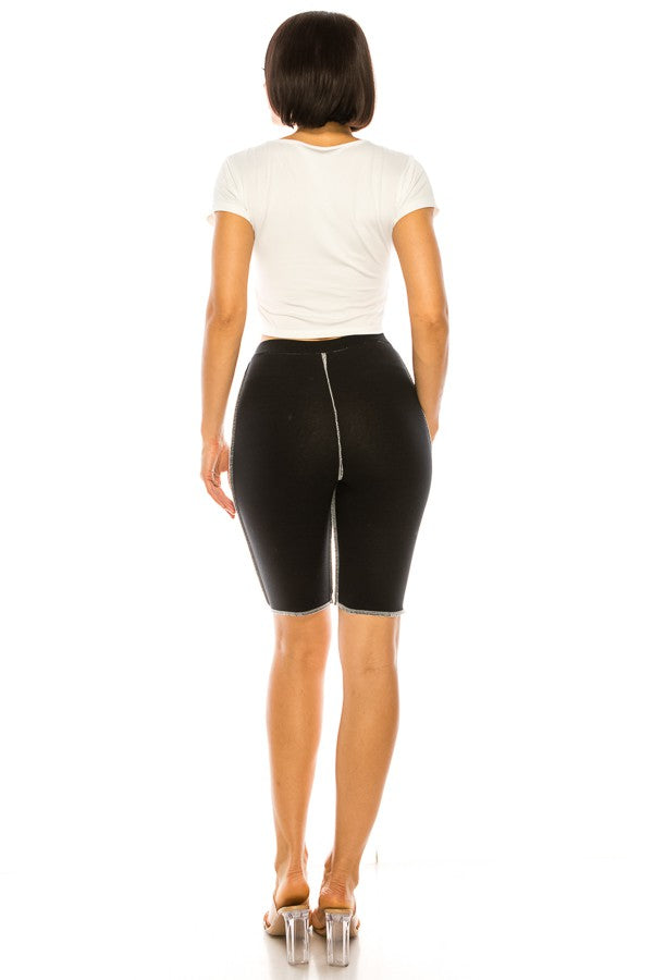 spandex shorts cotton. colors mix