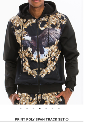 Men, Sut of 2 pieza Star Black Men