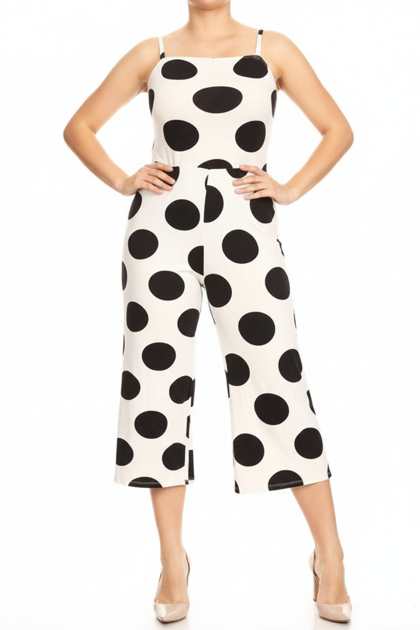 Jersey elástico, largo Capri, mono Cami Palazzo