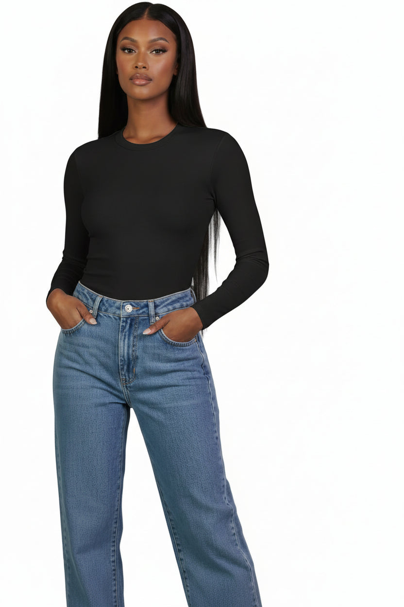 Top designed for effortless layering and everyday