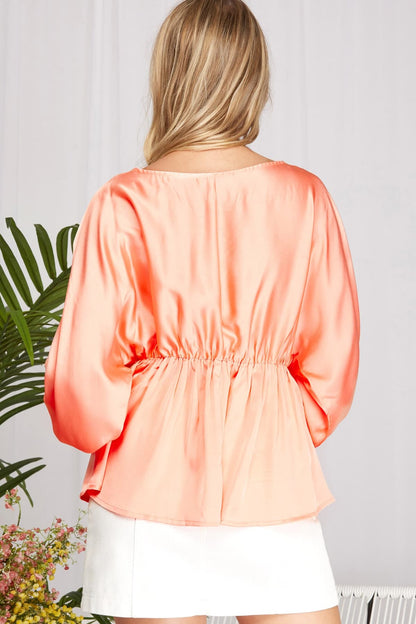 blouse IN  Satin