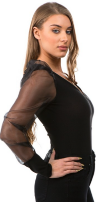 Bodysuit   96% polyester 4% expanded