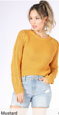 Croto sweater round neck type  Componente de fábrica 100% acrylic