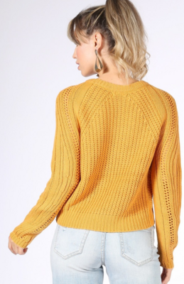 Croto sweater round neck type  Componente de fábrica 100% acrylic