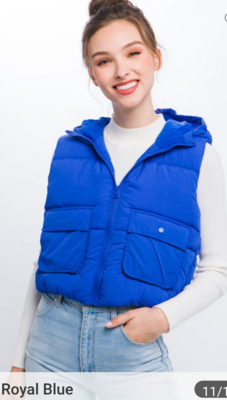 Vest With Front Pocket Detail