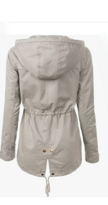 JACKE. ANORAK MILITARY JACKET FULLY LINED INSIDE JACKET Fabric