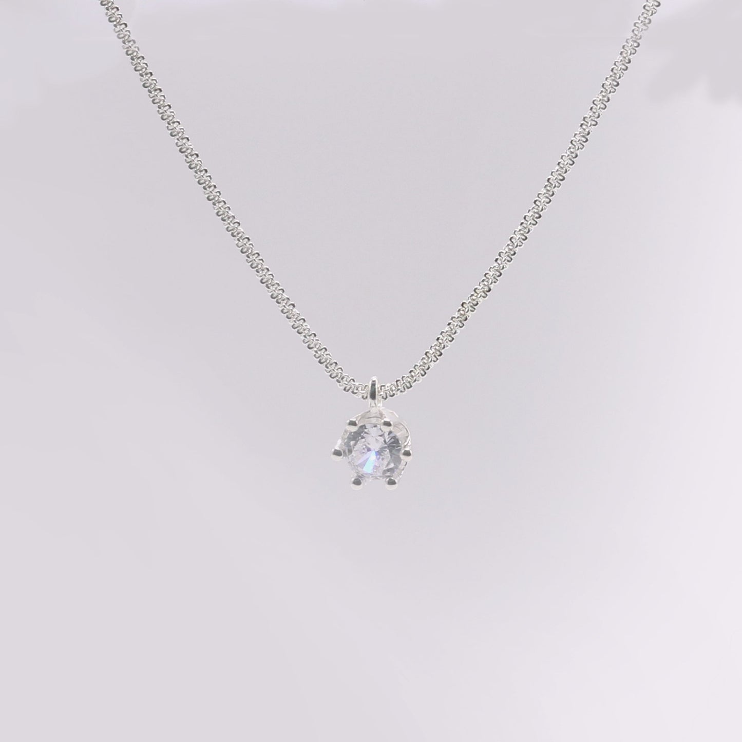 Women’s Brilliant &amp; Charm Crown Charm Necklace, Spring Street Style Fashion Silver Plating Necklace, Trendy Shiny Luxury Clavicle Chain Matching Women Accessories