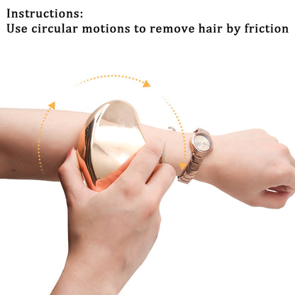 Crystal epilator for men and women, painless physical hair removal tool, home hair removal instrument, hair removal device