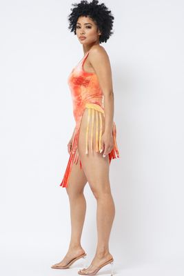 PELELE CON DETALLE DE FLECOSS BLUE MULTI