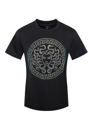 Man. BLACK T-SHIRT. in black color