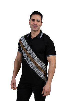 Men.modern  Fusion Sleek Fit Tee.in black