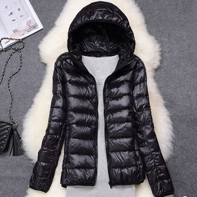 Women Puffer Jacket 15 Colors Plus Size 5XL 6XL 7XL 2023 New Spring Autumn Female Ultra Lightweight Packable Hooded Down Coats