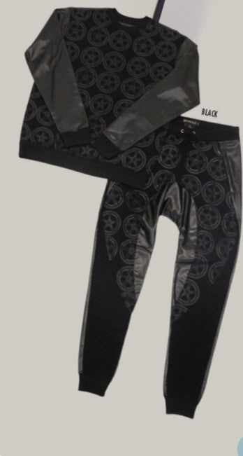 Men's two-piece BLACK