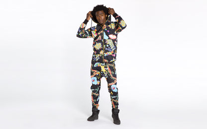 TWO PIECE SET IN MULTICOLORS