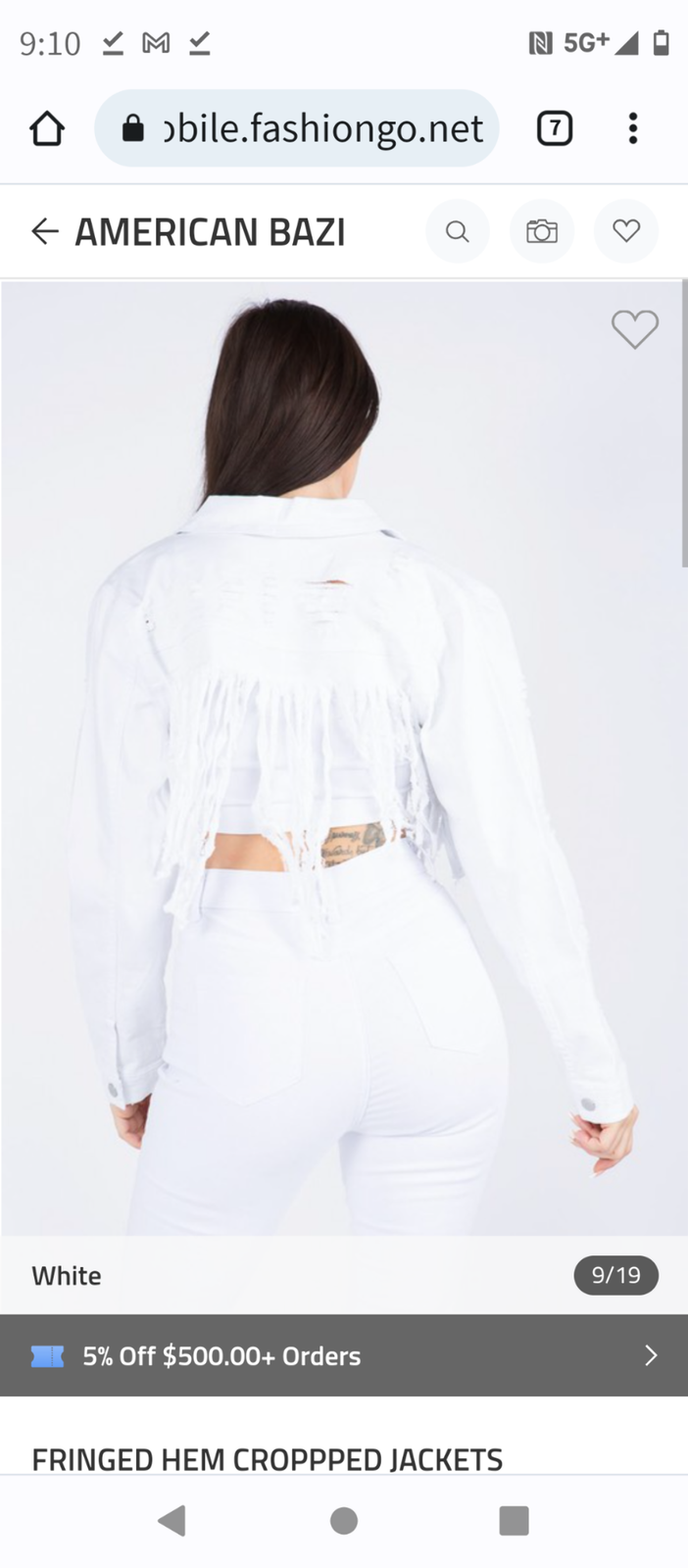 jackets button blanco