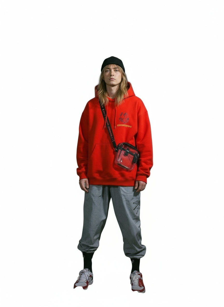 sweater Red and Black long sleeve