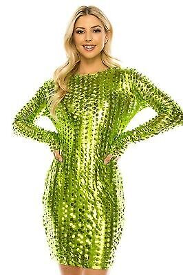 Dress Green fishnet dresses