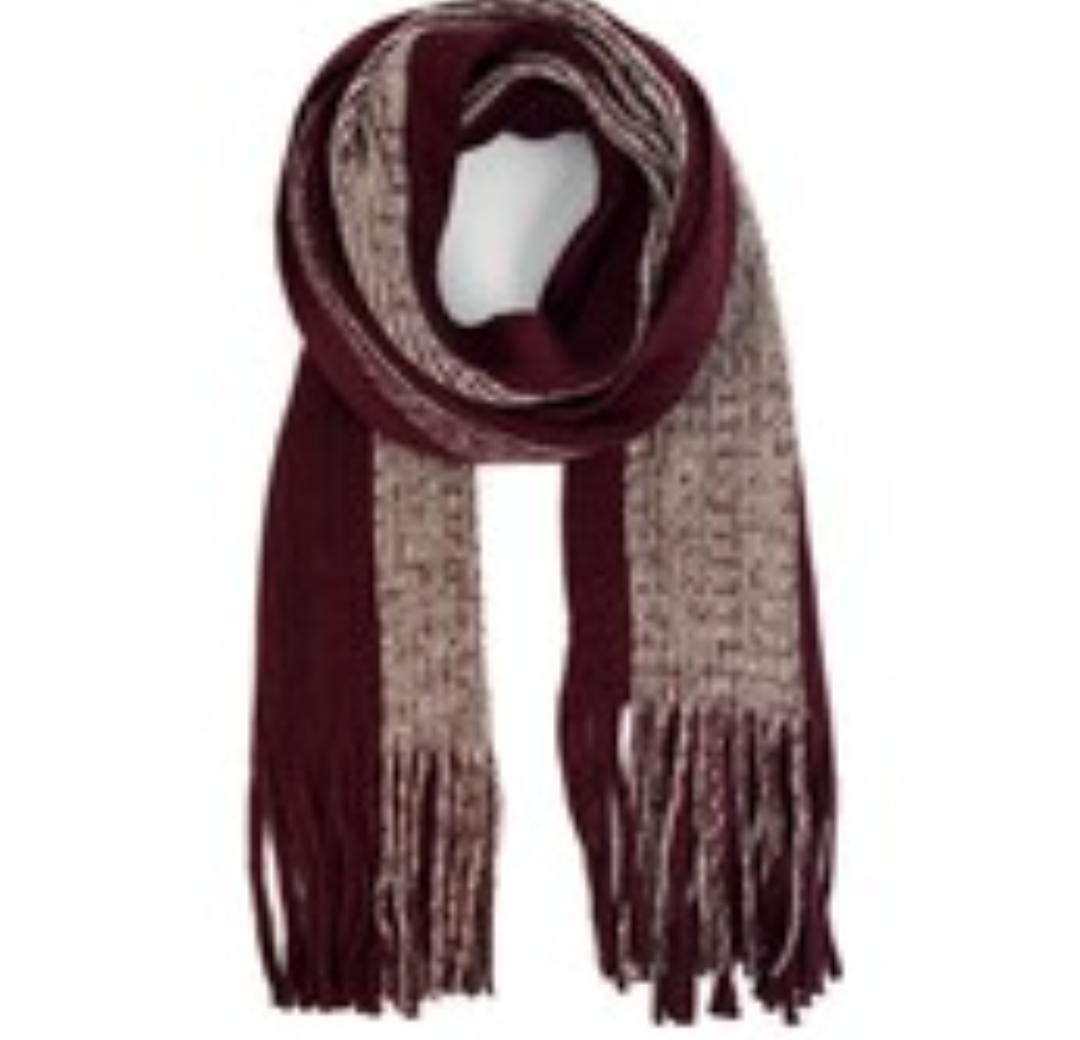 Winter hat and scarf set