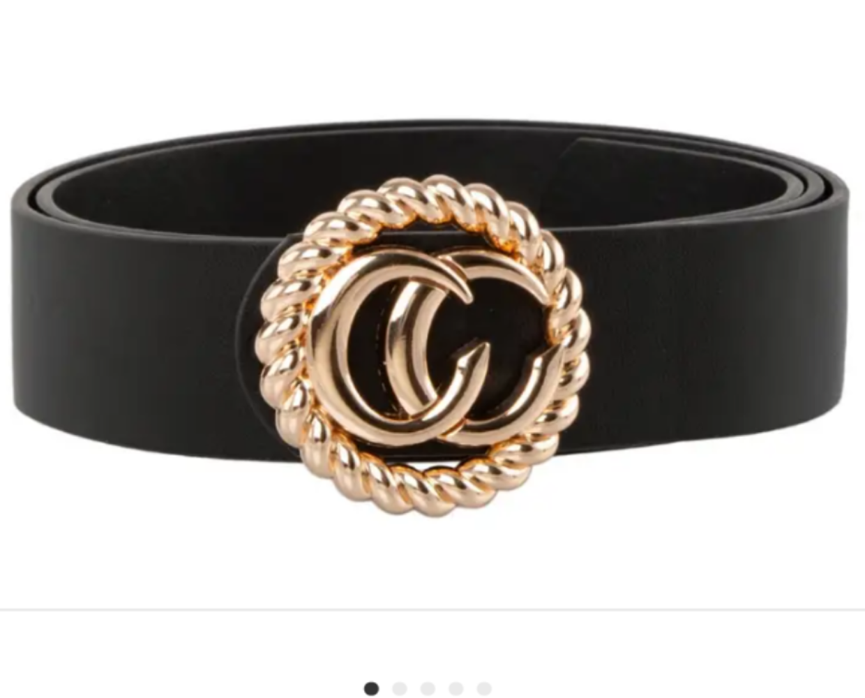 combine your pants with a cute gold and black belt available in one size