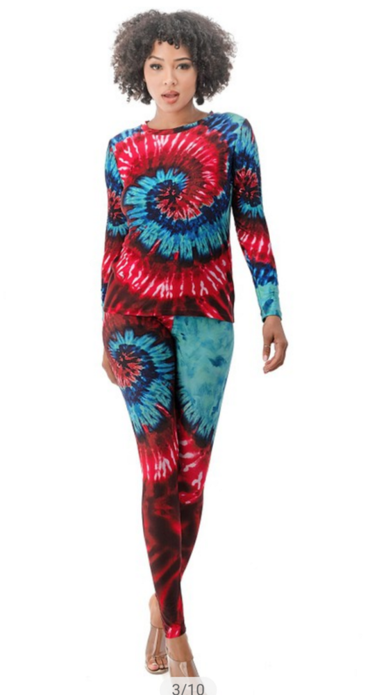 Red and blue Watercolor 2 pcs