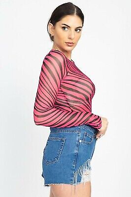 TOPS HOT PINK/ BLACK