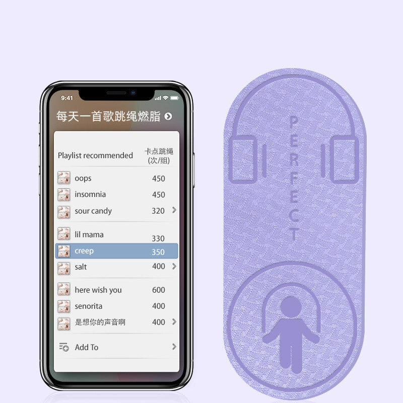 Yoga Mat Special Cushioning Mute Yoga  For Fitness, Running, Aerobics