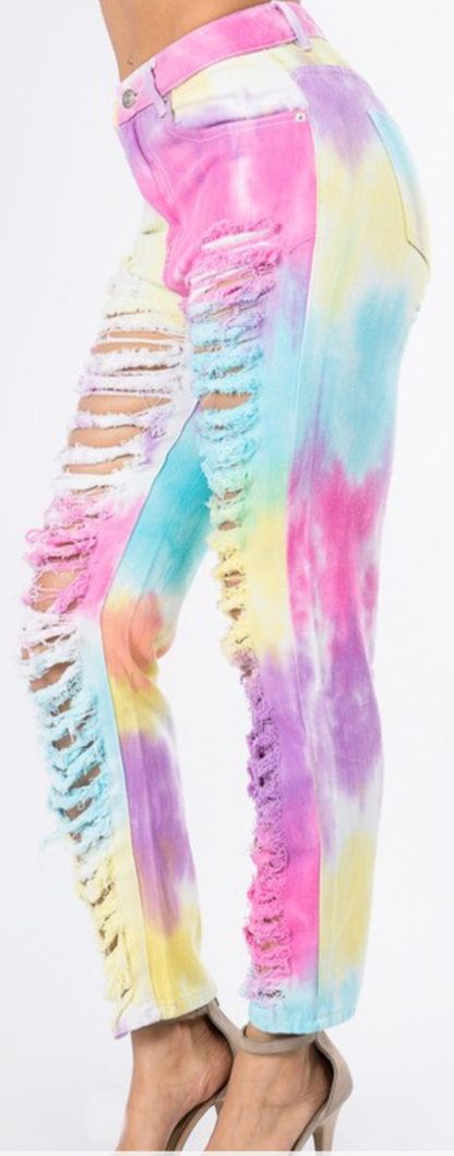 jeans style color mix