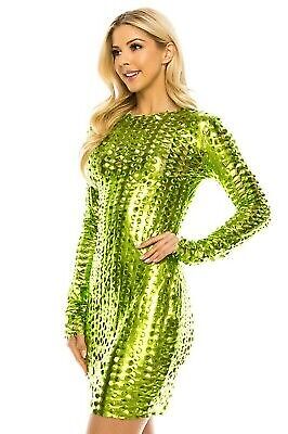 Dress Green fishnet dresses