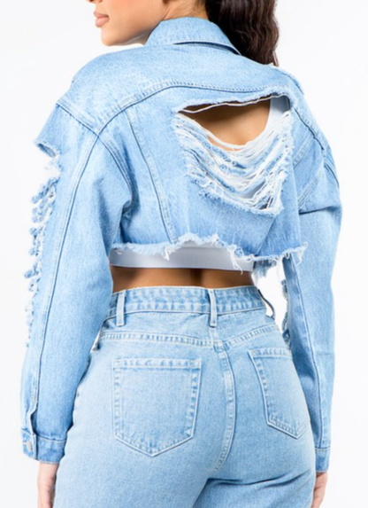 Light blue jeans jackets