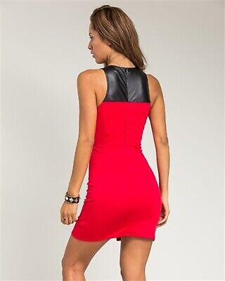 Elegant red exotic . dress