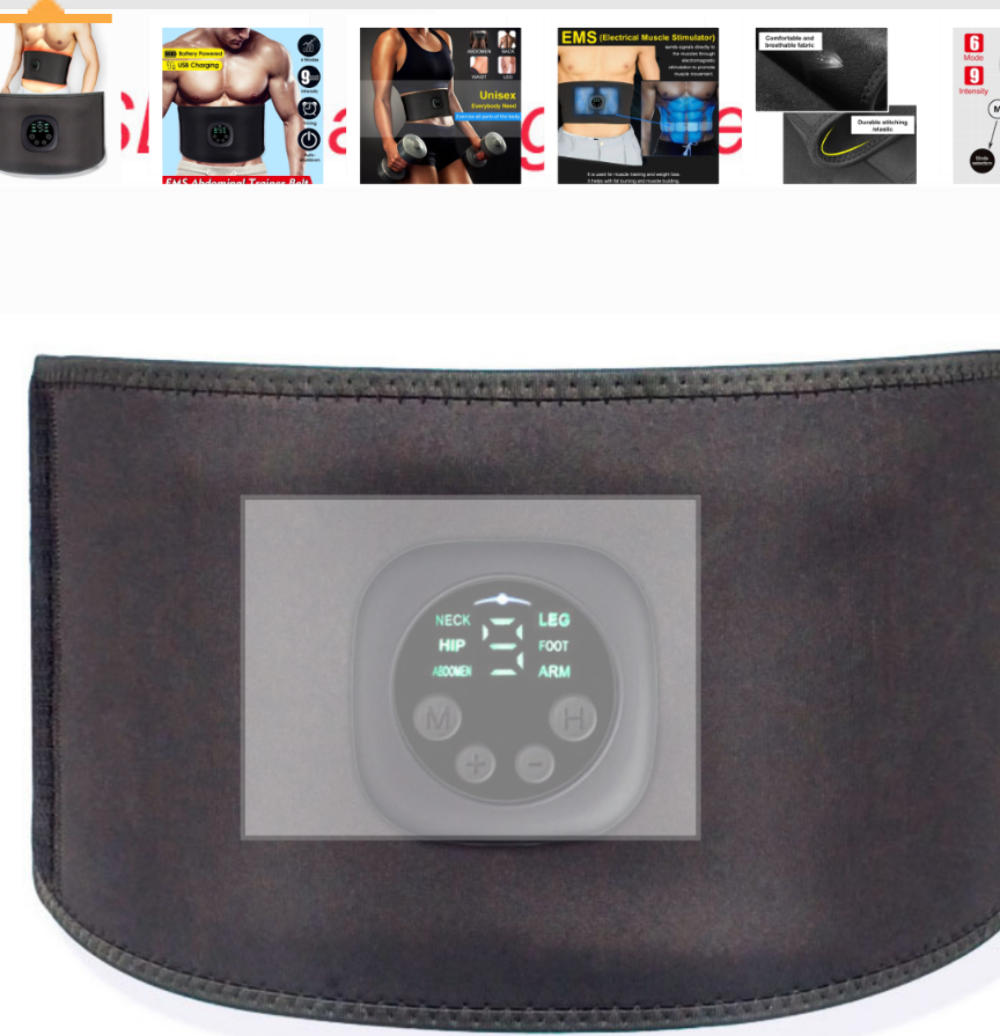 Unicef ​​slimming girdle with vibration for men and women