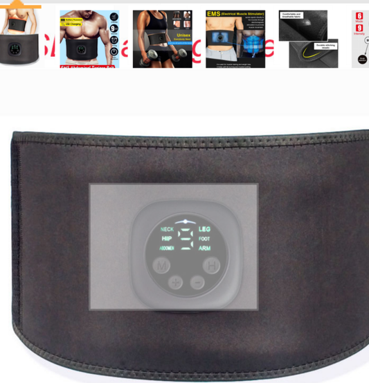 Unicef ​​slimming girdle with vibration for men and women