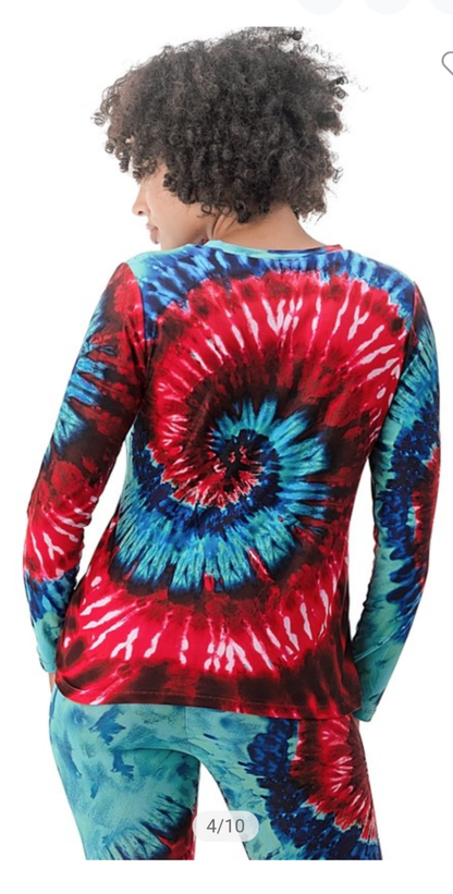 Red and blue Watercolor 2 pcs