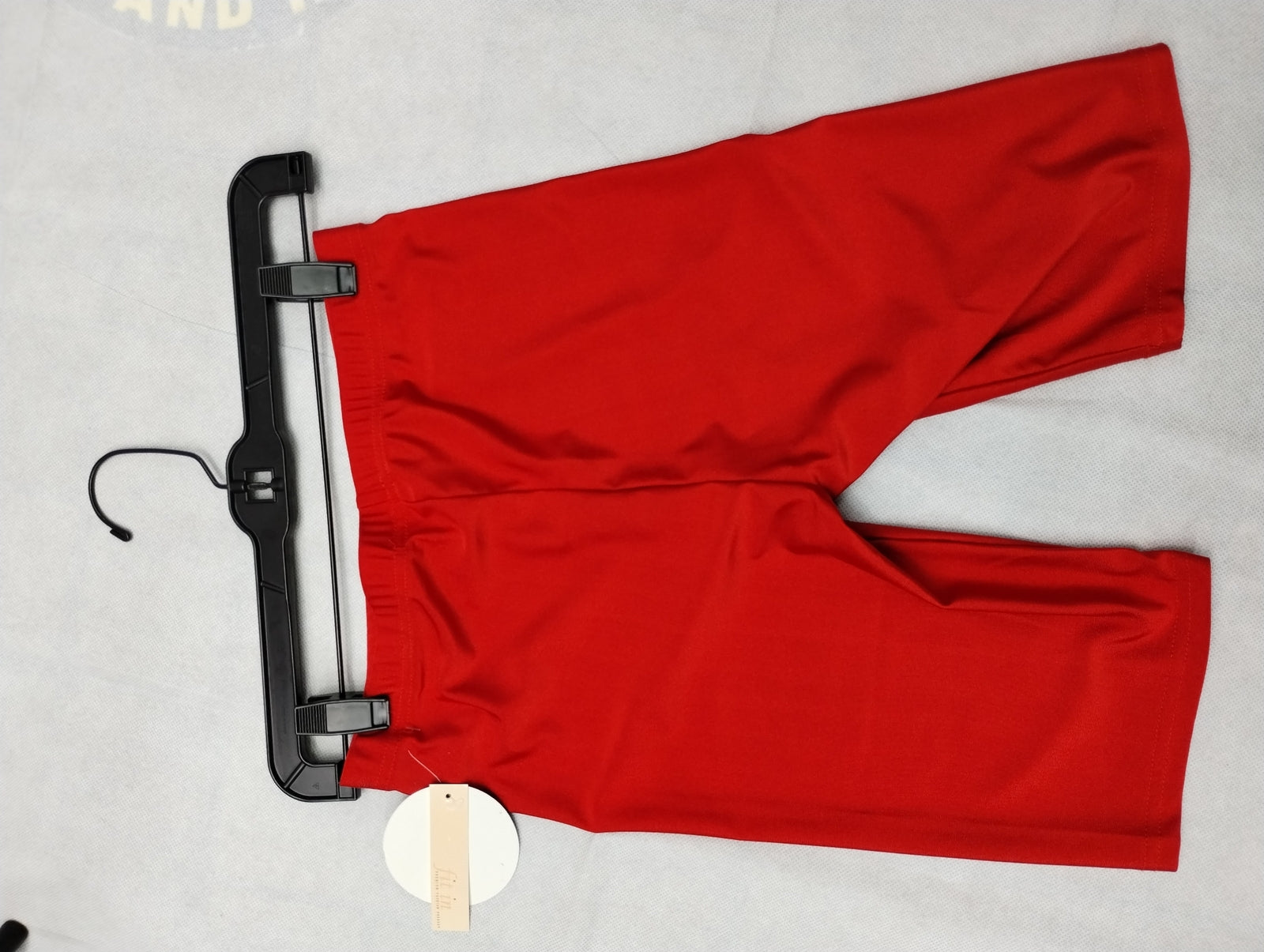 Bright yellow biker shorts